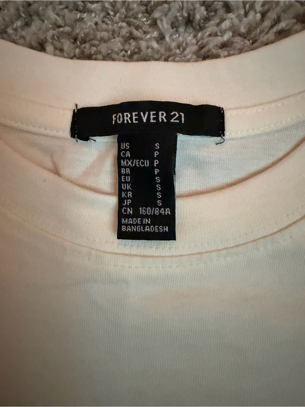 Forever 21 White Tee with Red Cherry Graphic and Pink Bow - Picture 3 of 5